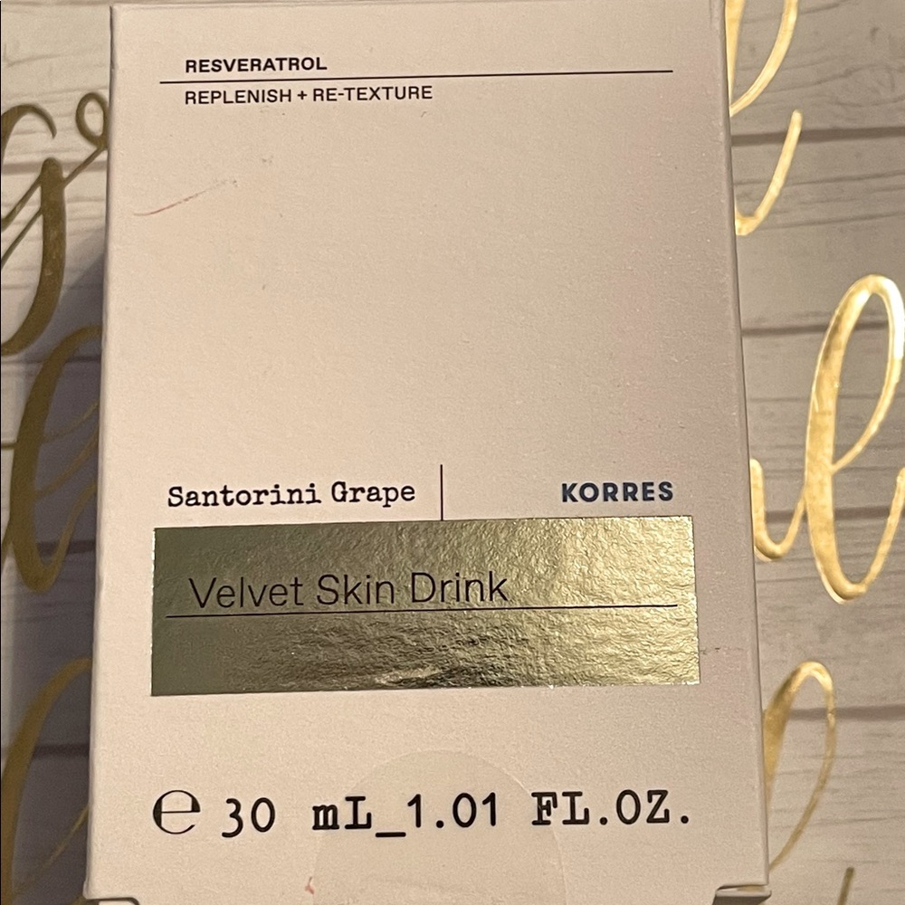 Korres Velvet Skin Drink